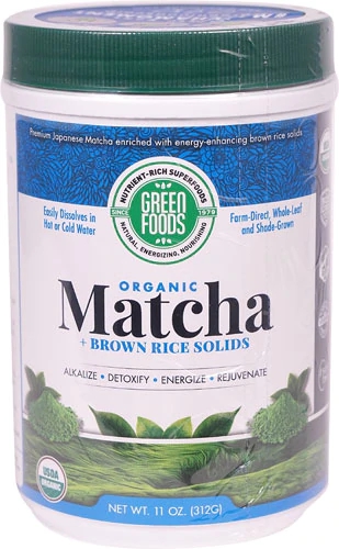 Chá Verde Matcha Orgânico Green Foods - 311g - Puro Sabor e Bem-Estar