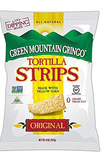 Green Mountain Gringo Tortilla Strips Original - 227g: Crocância e Sabor Autêntico para Seu Paladar