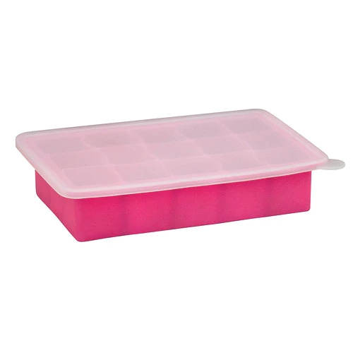 Bandeja Congeladora de Papinha de Bebê Green Sprouts Rosa - 1 Unidade