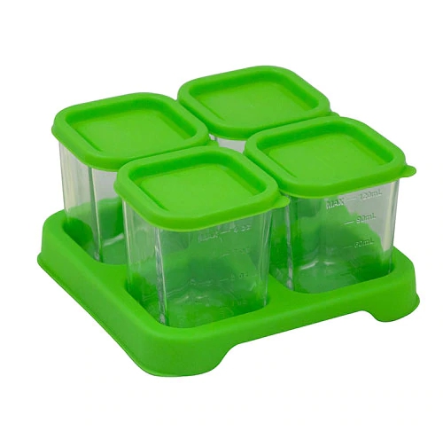 Cubos de Comida para Bebê Green Sprouts Fresca 113g - Kit com 4