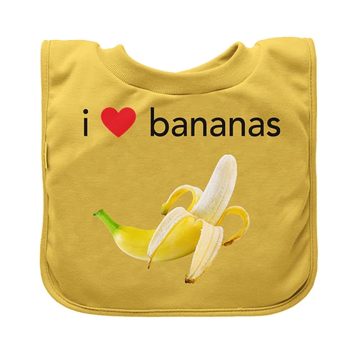 Babeiro Green Sprouts Pull-Over Banana Amarelo 9/18 Meses - 1 Unidade