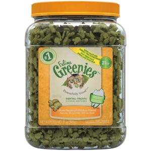 Greenies Feline Dental Treats Frango Assado - 595g Petisco Dental para Gatos