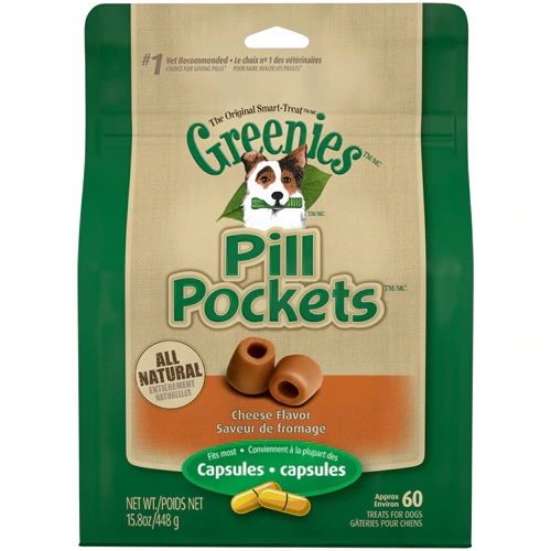 Greenies Pill Pockets Sabor Queijo para Cães - 448g