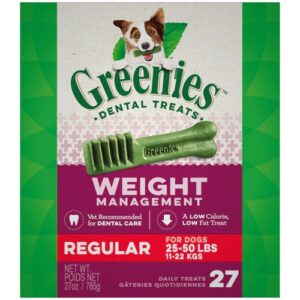 Greenies Dental Care Weight Management Cães 25-50 lbs - 765g Controle de Peso