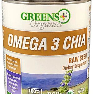 Sementes de Chia Orgânica Greens Plus Omega-3 - 454g | Fonte Natural de Nutrientes