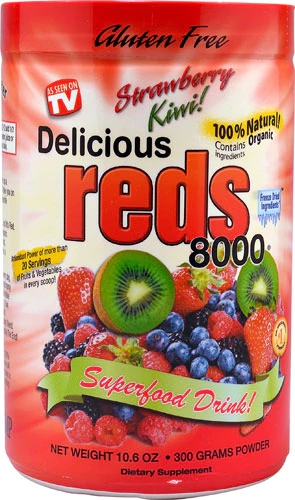 Greens World Inc. Delicious Reds 8000 Strawberry Kiwi -- 10.6 oz