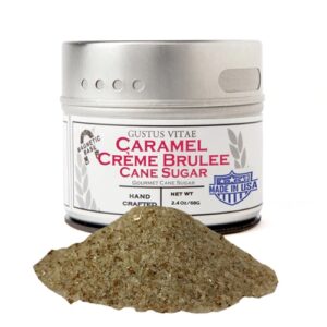 Açúcar Caramelizado Gourmet Gustus Vitae para Crème Brûlée - 68g