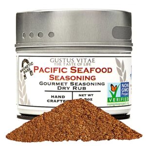 Tempero Gourmet Gustus Vitae para Frutos do Mar - Lata Magnética 65g