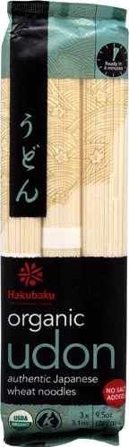 Macarrão Udon Orgânico Hakubaku - 269g | Sabor Autêntico e Saudável