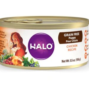 Comprar halo purely for pets grain free puppy dog food chicken recipe -- 5. 5 oz each / pack of 12 preço no brasil dog food & treats pet health suplementos em oferta wet food suplemento importado loja 63 online promoção -