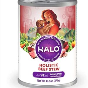 Comprar halo purely for pets halo holistic adult dog food beef stew -- 13. 2 oz each / pack of 6 preço no brasil dog food & treats pet health suplementos em oferta wet food suplemento importado loja 21 online promoção -