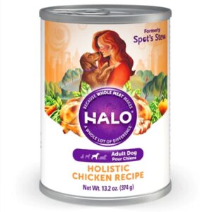 Comprar halo purely for pets halo holistic adult dog food chicken stew -- 13. 2 oz each / pack of 6 preço no brasil dog food & treats pet health suplementos em oferta wet food suplemento importado loja 27 online promoção -