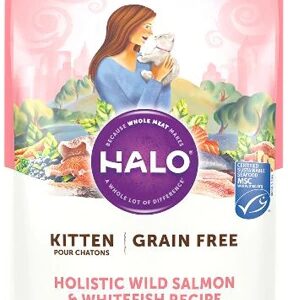 Comprar halo purely for pets halo holistic grain free kitten dry cat food wild salmon & whitefish recipe -- 6 lbs preço no brasil cat grooming pet health suplementos em oferta suplemento importado loja 83 online promoção -