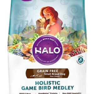 Ração Halo Purely For Pets Spot's Stew Cão Raça Pequena Peru, Pato e Peru Selvagem 4.5kg