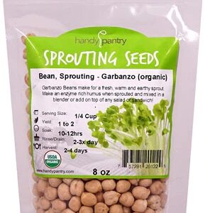 Comprar handy pantry organic garbanzo bean sprouting seed -- 8 oz preço no brasil gardening gardening & yard care natural home suplementos em oferta yard & outdoors suplemento importado loja 15 online promoção -