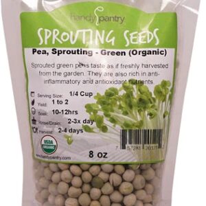 Comprar handy pantry organic green pea sprouting seeds -- 8 oz preço no brasil gardening gardening & yard care natural home suplementos em oferta yard & outdoors suplemento importado loja 3 online promoção -