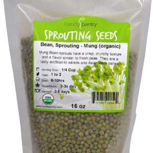 Comprar handy pantry organic mung bean sprouting seeds -- 16 oz preço no brasil beans canned beans food & beverages refried beans suplementos em oferta suplemento importado loja 35 online promoção -