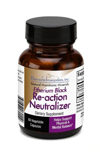 Harmonic Innerprizes Etherium Black 300mg - 60 Cápsulas - Minerais Essenciais