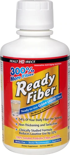 Health Direct Ready Fiber 15 fl oz - Fibra Solúvel e Prebiótico para Saúde Digestiva