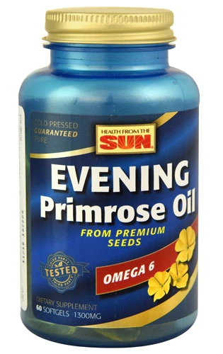 Óleo de Prímula Health From the Sun 1300mg - 60 Cápsulas Gelatinosas