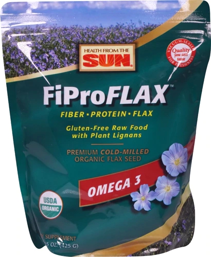 FiproFlax Semente de Linhaça Orgânica Premium Moída a Frio Health From The Sun 425g