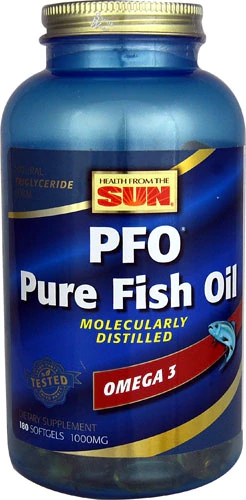 Health From The Sun Óleo de Peixe Ômega 3 Laranja 1000mg - 180 Cápsulas Gelatinosas
