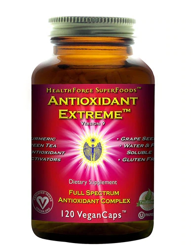 HealthForce Superfoods Antioxidant Extreme™ 120 Cápsulas Veganas - Potência Máxima