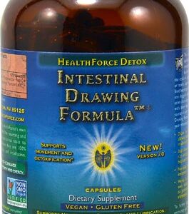 HealthForce Superfoods Intestinal Drawing Formula™ -- 260 Vegan Capsules