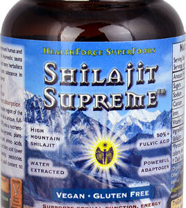 HealthForce Superfoods Shilajit Supreme 60 Cápsulas Veganas - Energia e Vitalidade