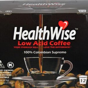 Café HealthWise™ Low Acid 100% Colombiano Supremo - 12 Cápsulas K-Cup