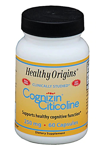 Healthy Origins Cognizin Citicolina 250 mg - 60 Cápsulas: Potencialize sua Mente