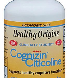 Healthy Origins Cognizin® Citicoline 250mg - 150 Cápsulas: Potencialize Sua Cognição e Energia