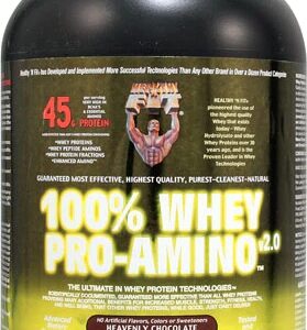 Whey Protein 100% Isolado 100% Whey Pro-Amino v 2.0 Heavenly Chocolate 907g - Healthy'N Fit Nutritionals
