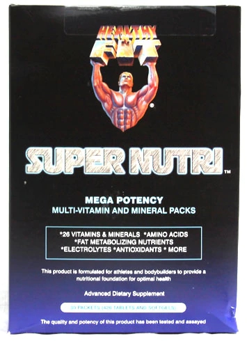 Healthy'N Fit Nutritionals Super Nutri™ Mega Potency Multivitamínico e Mineral - 30 Pacotes
