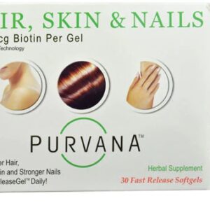 Heaven Sent Purvana Cabelo Pele e Unhas 30 Softgels - Suplemento Completo
