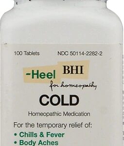 MediNatura BHI Cold Homeopathic Medication -- 100 Tablets