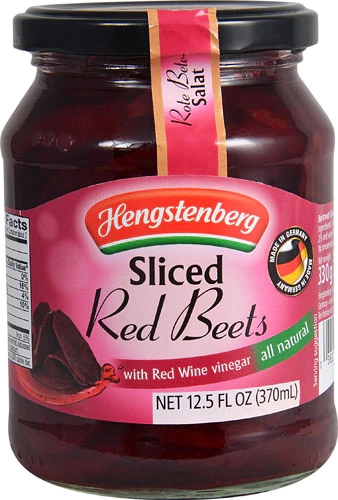 Beterraba Fatiada Hengstenberg - 370ml (Aprox. 355g)