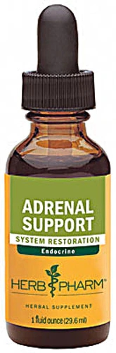 Herb Pharm Adrenal Support System Restoration 30ml - Suporte para Adaptação ao Estresse