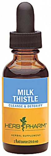 Herb Pharm Milk Thistle Cleanse & Detoxify 30ml - Suporte Hepático e Renal