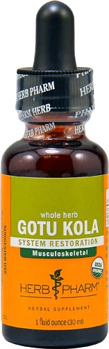 Gotu Kola Orgânico Integral Herb Pharm - 30ml (1 fl oz) - Saúde e Bem-Estar