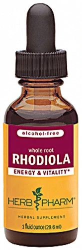 Extrato Glicólico de Rhodiola Herb Pharm Sem Álcool - 30ml - Potencializador de Bem-Estar