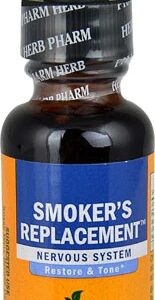 Extrato Herbal Herb Pharm Smoker's Replacement 30ml - Suporte Respiratório Natural