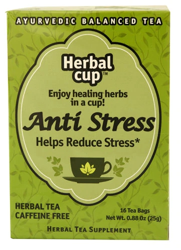 Chá Ayurvédico Orgânico Herbal Cup Anti Estresse - 16 Sachês (Aprox. 30g)