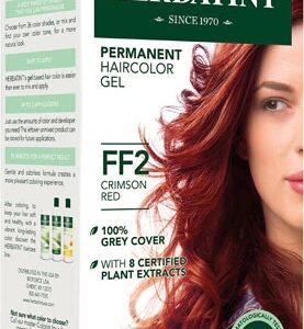 Herbatint Gel Tintura Permanente FF2 Vermelho Carmesim 135 mL - Coloração Natural e Duradoura