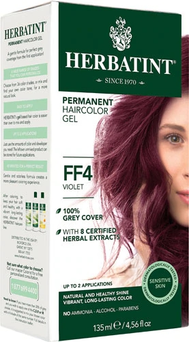 Herbatint Permanent Haircolor Gel FF4 Violet -- 1 Kit