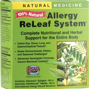 Herbs Etc. Allergy ReLeaf System Kit Alívio Natural para Alergias