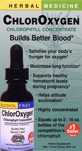 Clorofila Líquida Herbs Etc. ChlorOxygen® Concentrado 30ml - Bem-Estar Natural