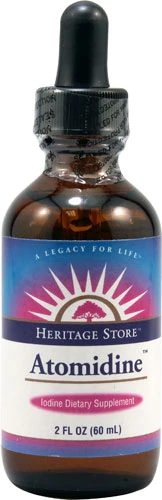 Heritage Products Atomidine®: Solução Pura de Iodo 600 mcg (59.1 ml)