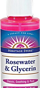 Hidratante Facial Heritage Products Rosewater and Glycerin - Borrifador Atomizador 118ml