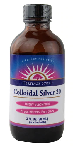 Prata Coloidal Heritage 80ppm 88.7ml - Suplemento Premium de Bem-Estar
